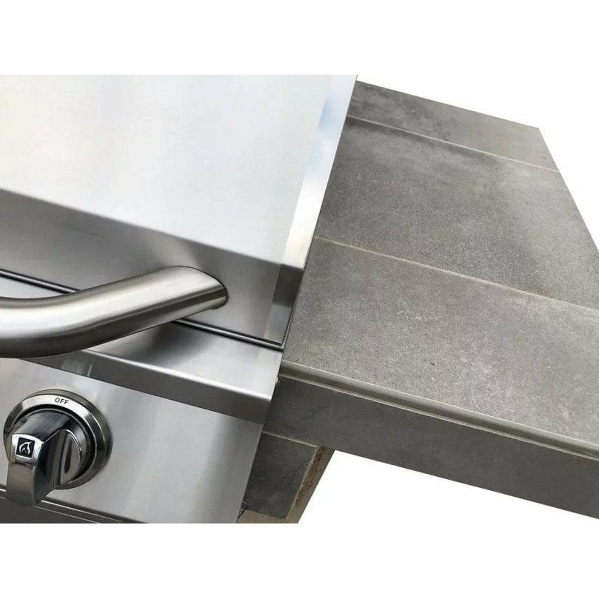 KoKoMo Antigua 6' BBQ Island Built In BBQ Grill Side Burner and Bar on one Side - ANTIGUA