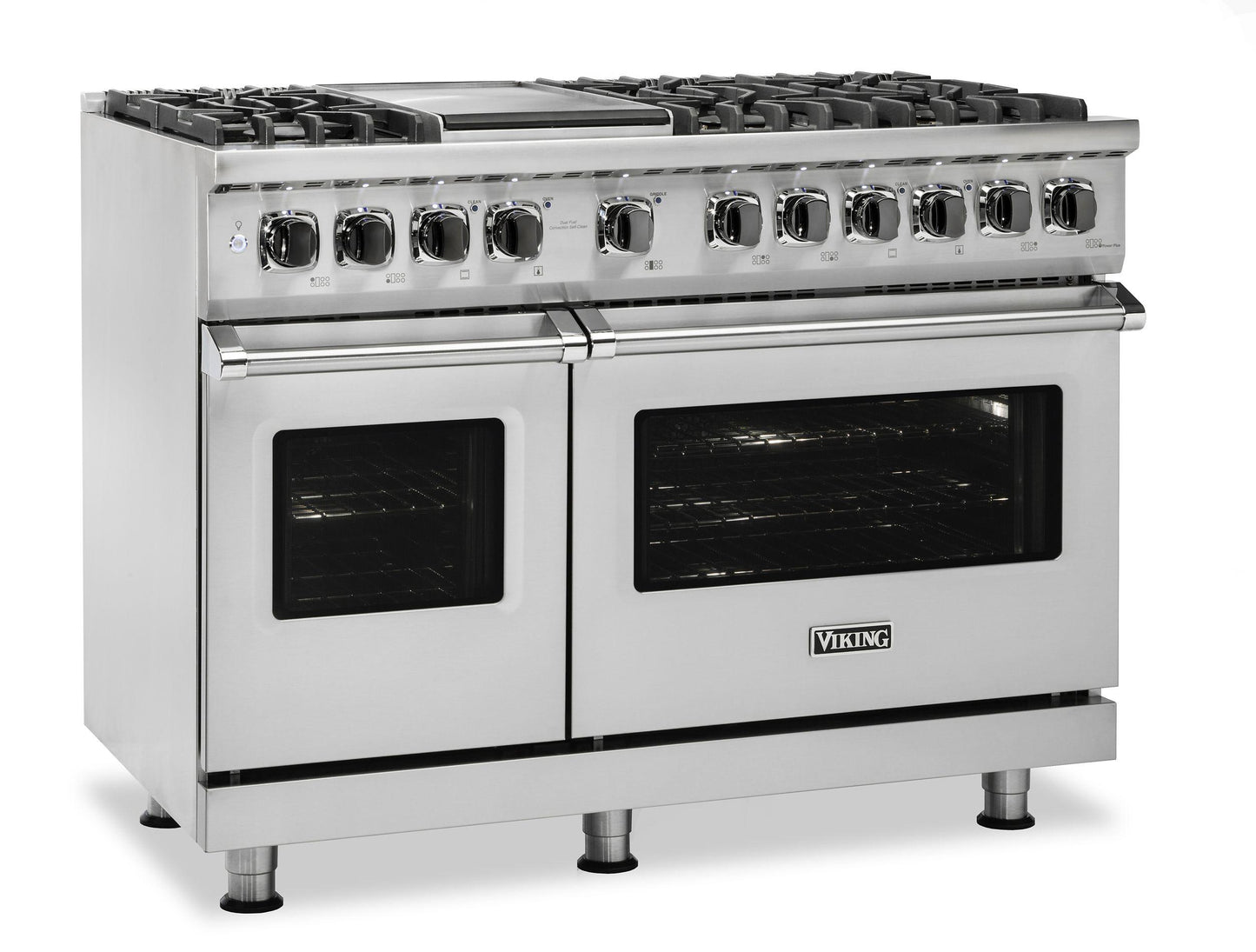 VIKING 48" Dual Fuel Range - VDR548 Viking 5 Series Gray - VDR5488BDG