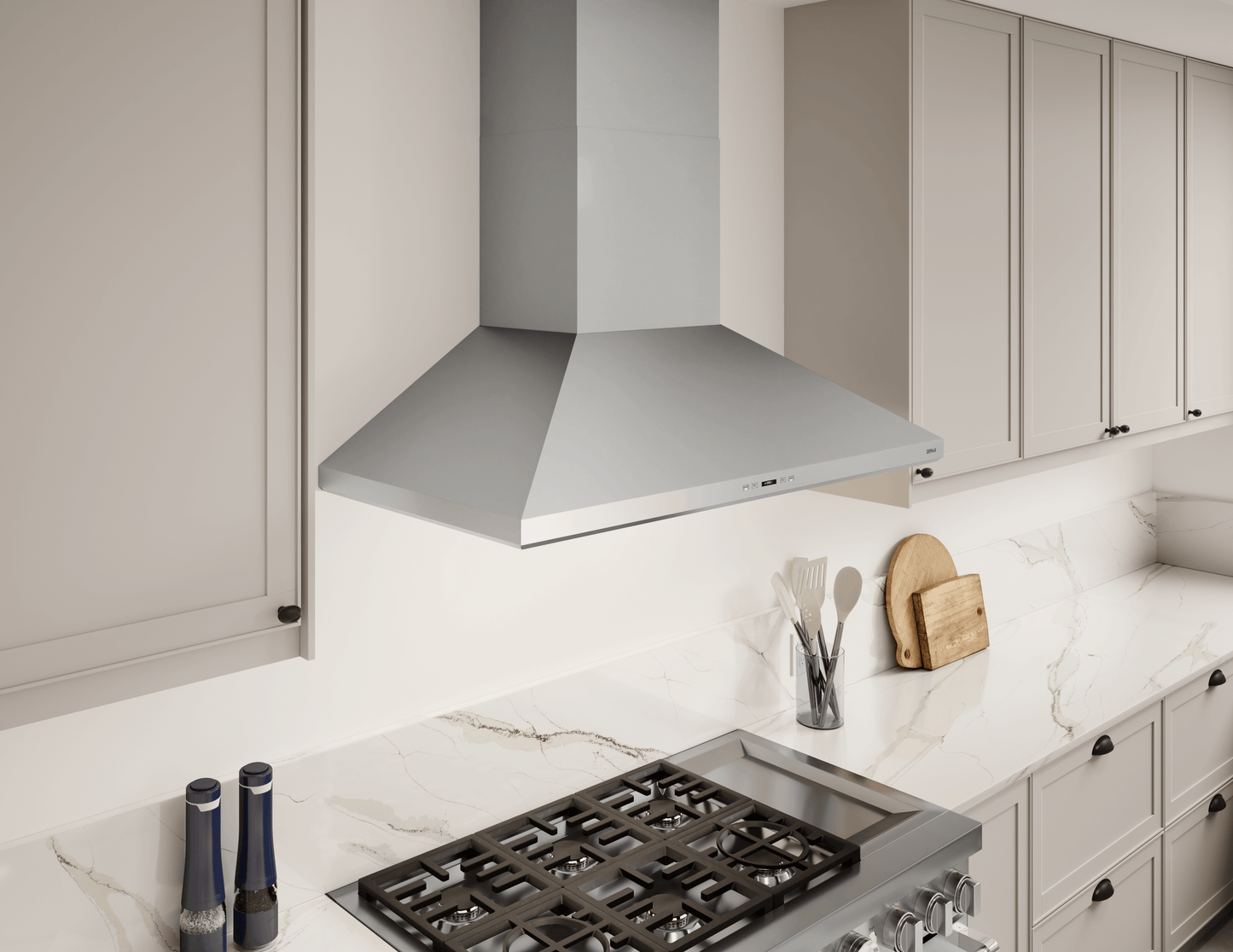 ZEPHYR Siena Pro, Wall, 42", SS, LED, ACT in Stainless Steel - ZSPE42DS