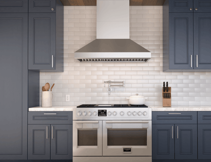 ZEPHYR Titan Wall, 54in, SS, PowerWave, 750 CFM w/ACT in Stainless Steel - AK7654BS