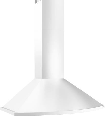 ZEPHYR Savona Wall, 90cm, White, LED, 600 CFM w/ACT White - ZSAM90FW