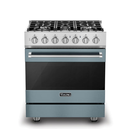 VIKING 30" Self-Cleaning Dual Fuel Range Viking 3 Series Blue - RVDR33025BNS