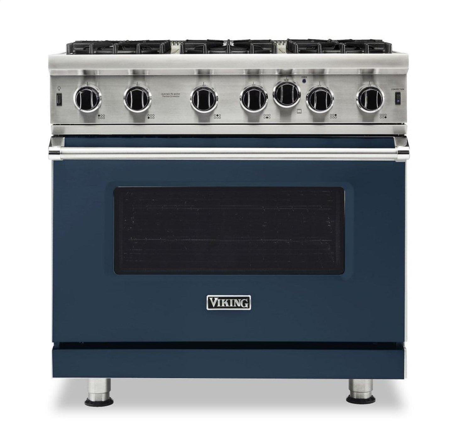 VIKING 36" Open Burner Gas Range Viking 5 Series Blue - VGIC53626BSB