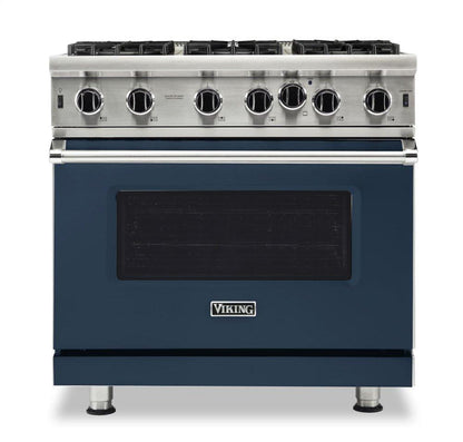 VIKING 36" Open Burner Gas Range Viking 5 Series Blue - VGIC53626BSB