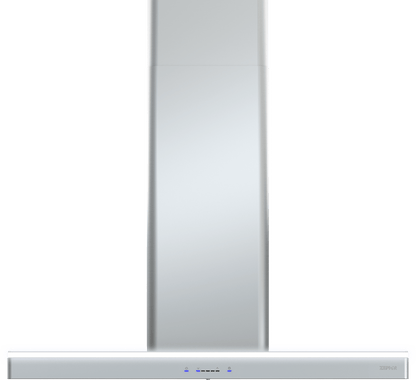 ZEPHYR Luce Wall, 90cm, SS, LED, 600 CFM w/ACT in Stainless Steel - ZLUM90CS