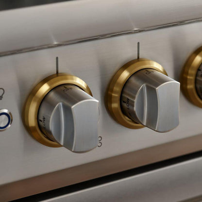 VIKING 48" Induction Range - VIR5483 Viking 5 Series Yellow - VIR54836BDA