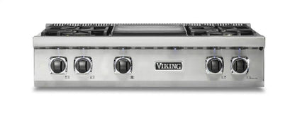 VIKING 36" 5 Series Gas Rangetop in Stainless Steel - VRT5364GSSLP
