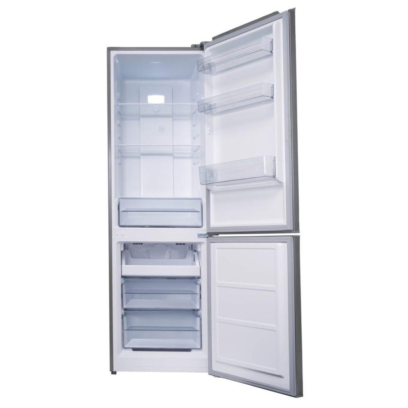 DANBY Danby 10.3 cu. ft. Bottom Mount Apartment Size Fridge in Stainless Steel Look in Stainless Steel - DBMF100B1SLDB