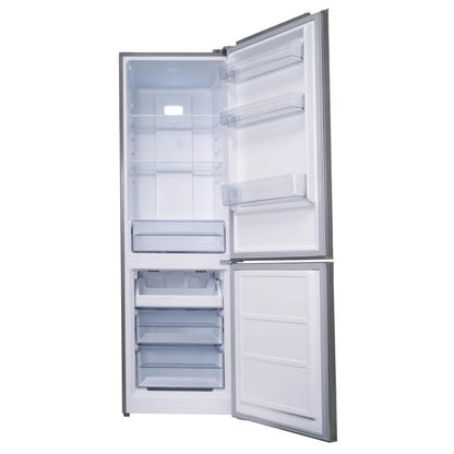DANBY Danby 10.3 cu. ft. Bottom Mount Apartment Size Fridge in Stainless Steel Look in Stainless Steel - DBMF100B1SLDB