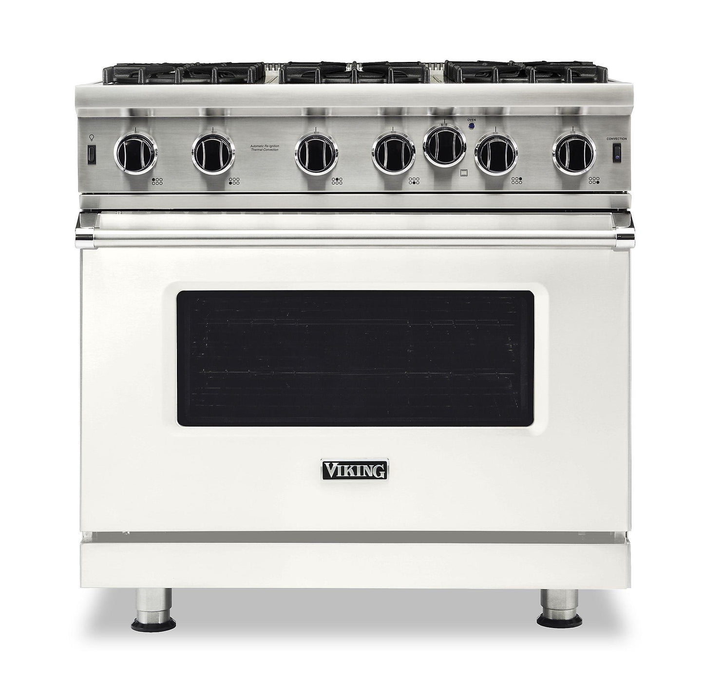 VIKING 36" Open Burner Gas Range Viking 5 Series White - VGIC53626BPW