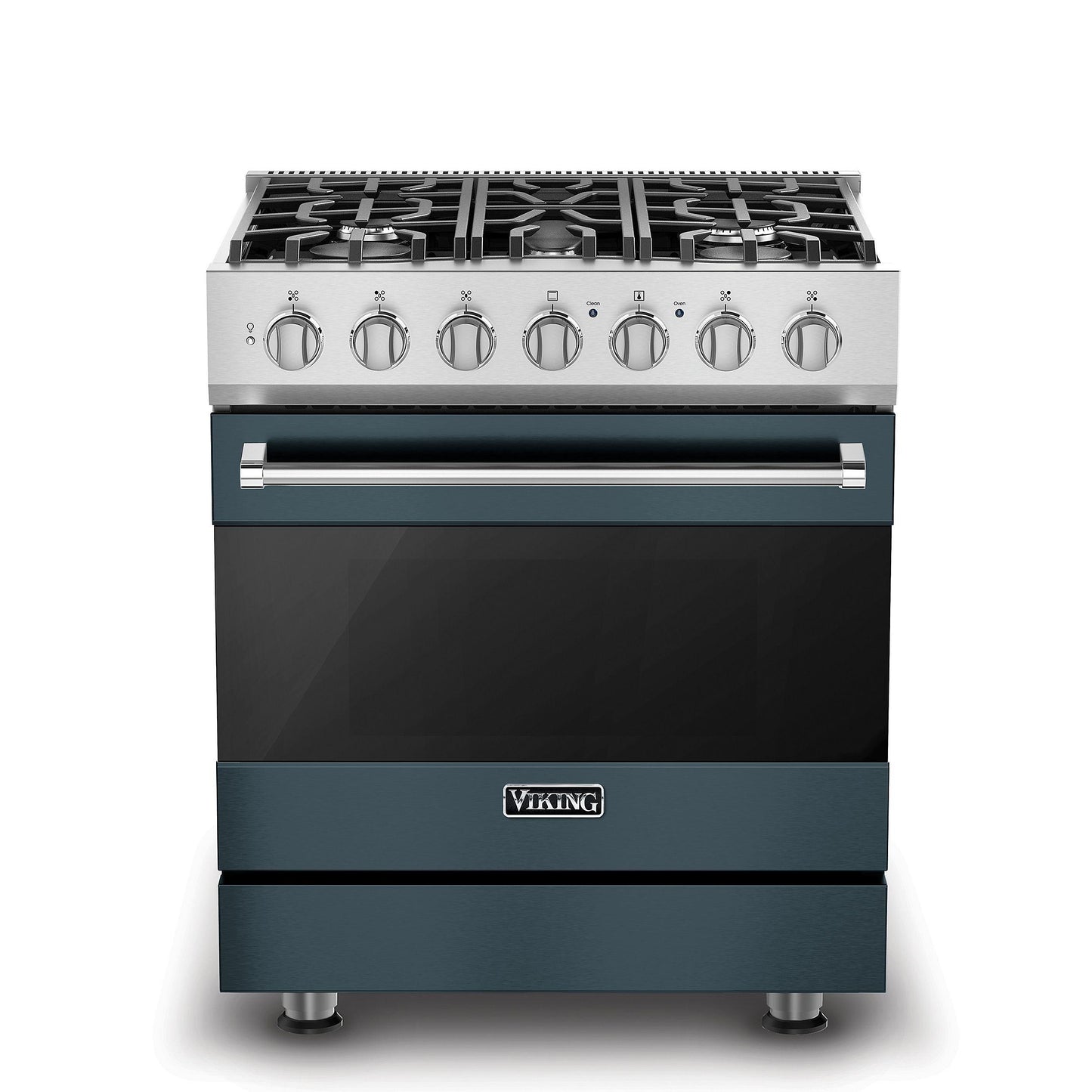 VIKING 30" Self-Cleaning Dual Fuel Range Viking 3 Series Gray - RVDR33025BSQ