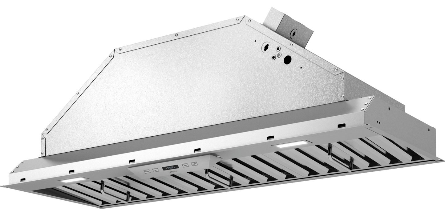 ZEPHYR Tornado III Insert, 40in x 15in, SS, BODY ONLY Stainless - AK8340ASX
