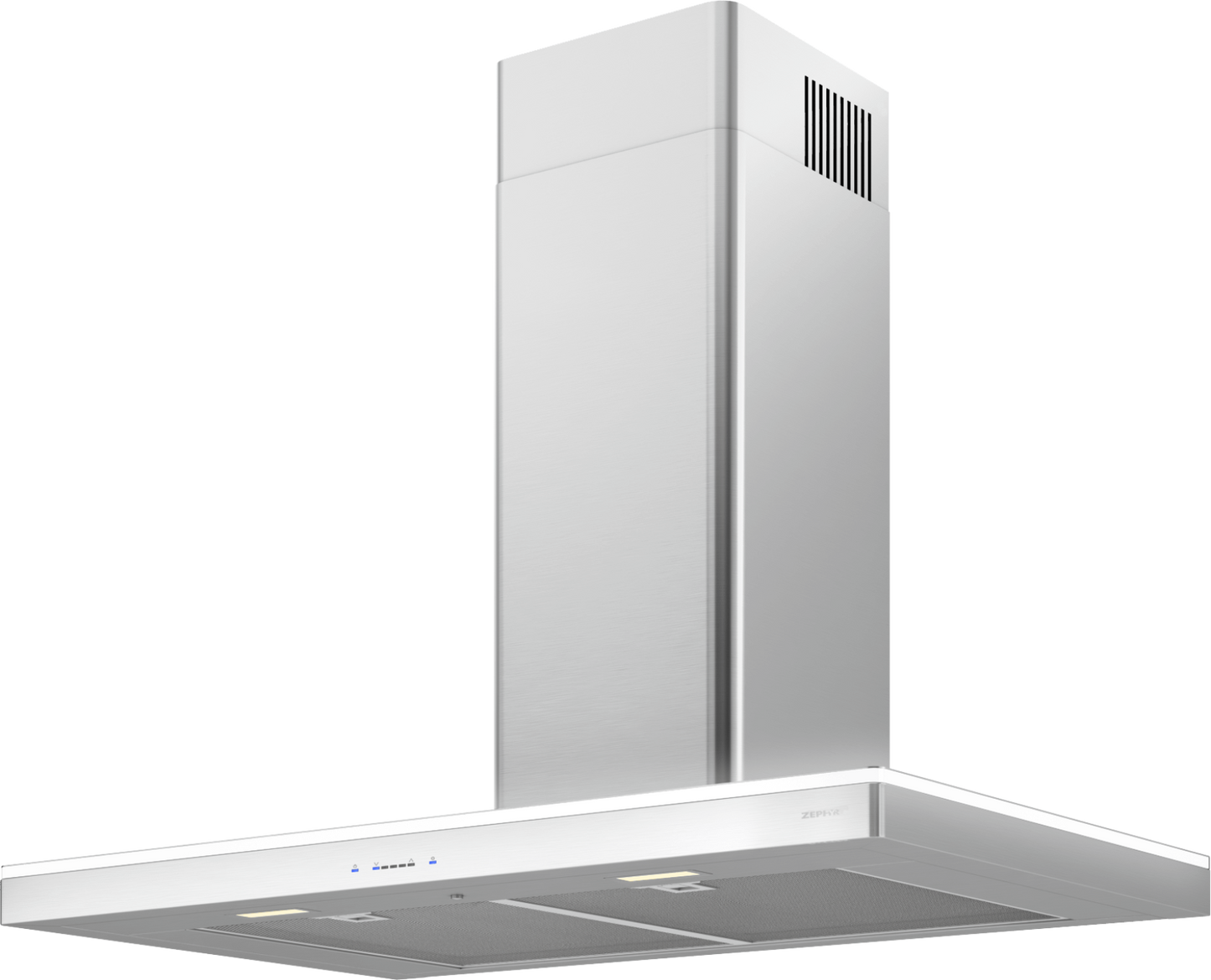 ZEPHYR Luce Wall, 90cm, SS, LED, 600 CFM w/ACT in Stainless Steel - ZLUM90CS