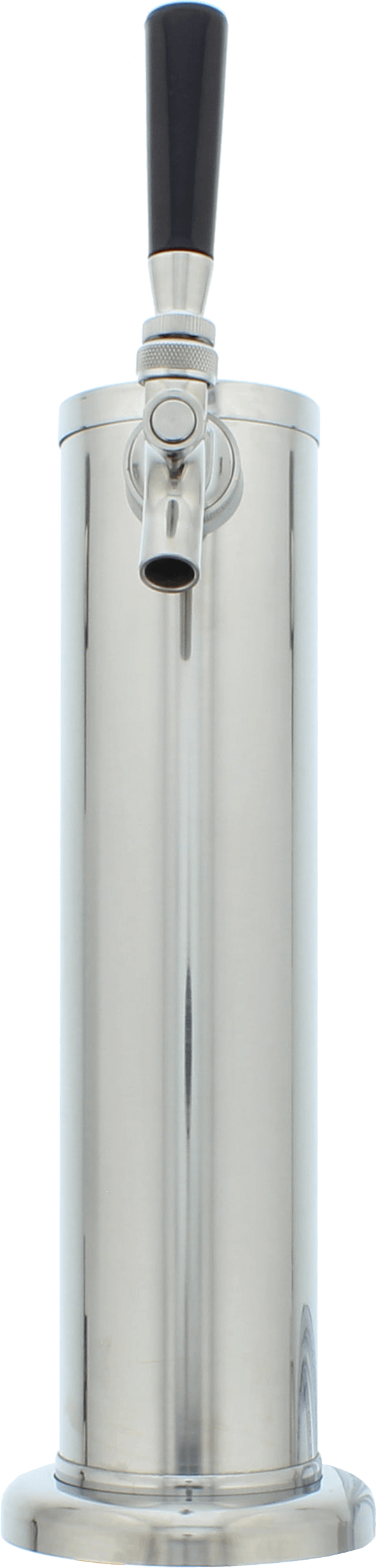 ZEPHYR Presrv Kegerator Single Tap Kit, SS, CO2 in Stainless Steel - PRKFK01SSC