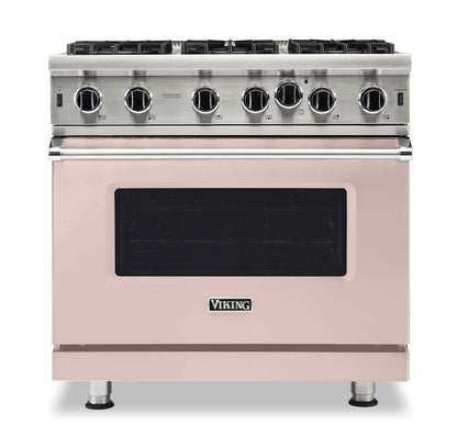 VIKING 36" Open Burner Gas Range Viking 5 Series Pink - VGIC53626BBH
