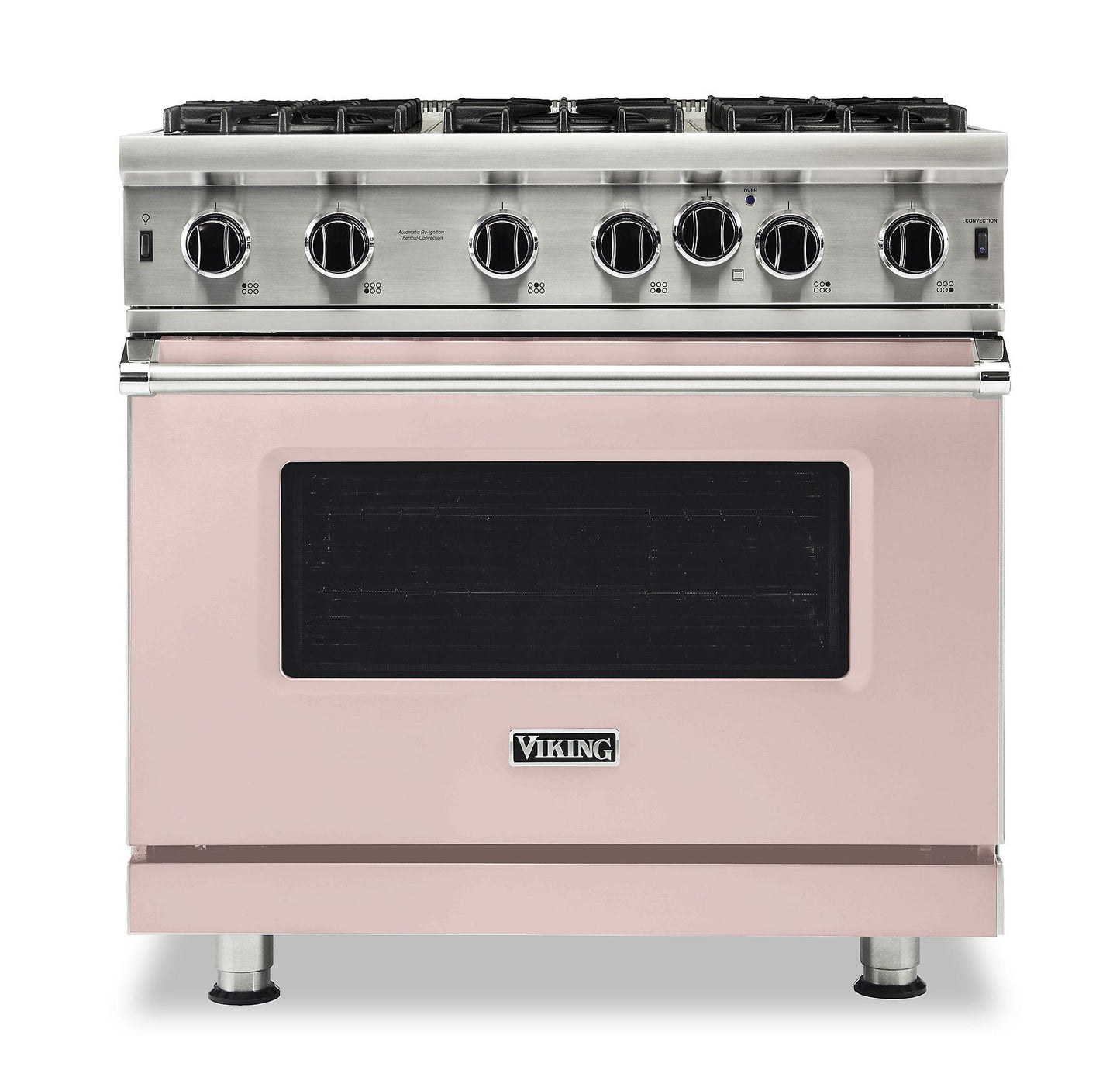 VIKING 36" Open Burner Gas Range Viking 5 Series Pink - VGIC53626BBH