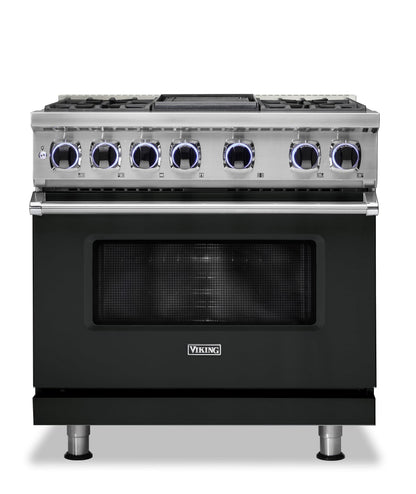VIKING 36" Dual Fuel Range - VDR7362 Viking 7 Series Bronze - VDR73624GANLP
