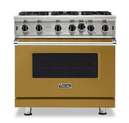 VIKING 36" Open Burner Gas Range Viking 5 Series Gold - VGIC53626BGH