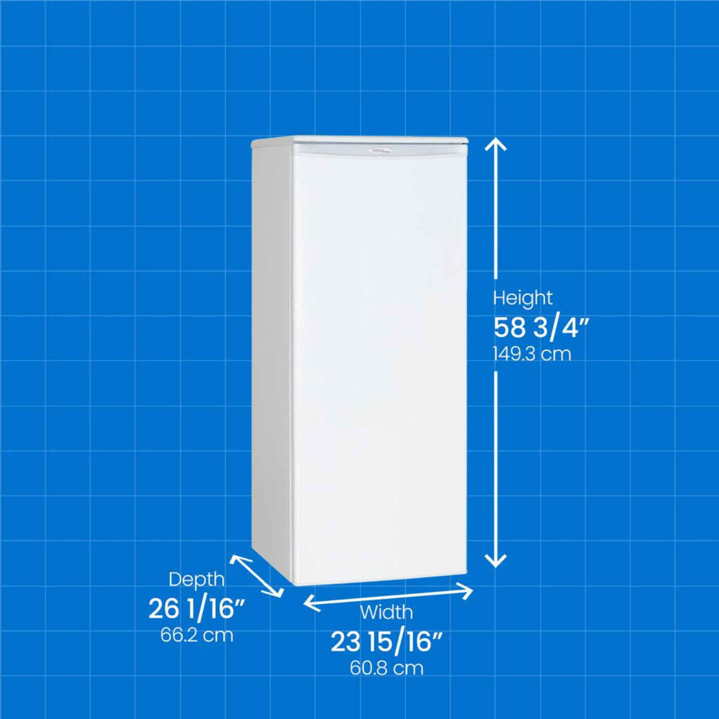 DANBY Danby Designer 11.0 cu. ft. Apartment Size Fridge in White - DAR110A1WDD