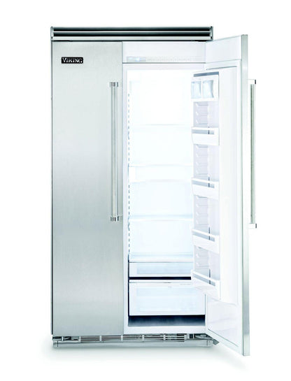 VIKING 42" Side-by-Side Refrigerator/Freezer - in Stainless Steel - VCSB5424SS