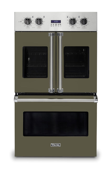 VIKING 30" Electric Double French-Door Oven Gray - VDOF7301MA