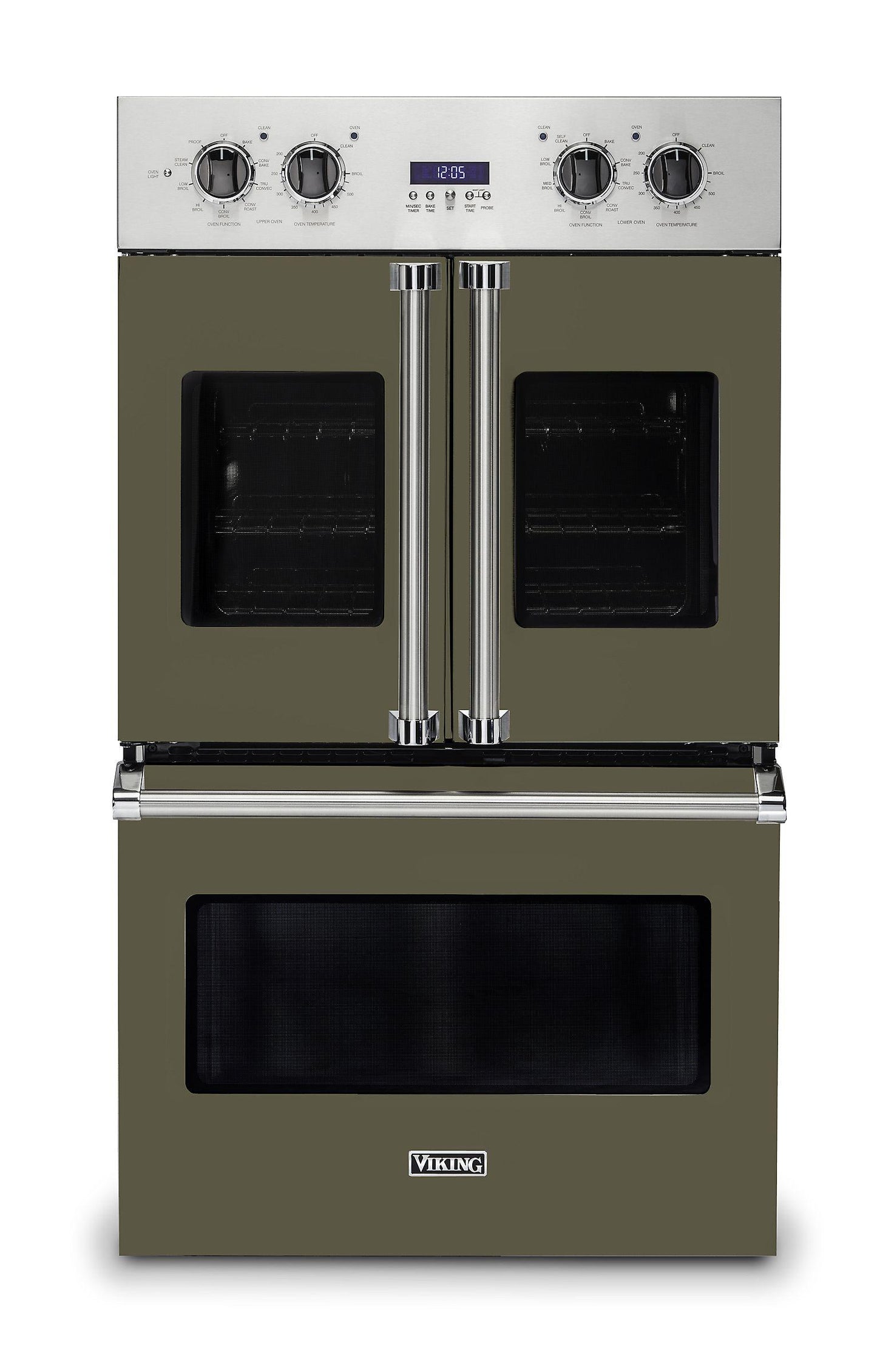 VIKING 30" Electric Double French-Door Oven Gray - VDOF7301MA
