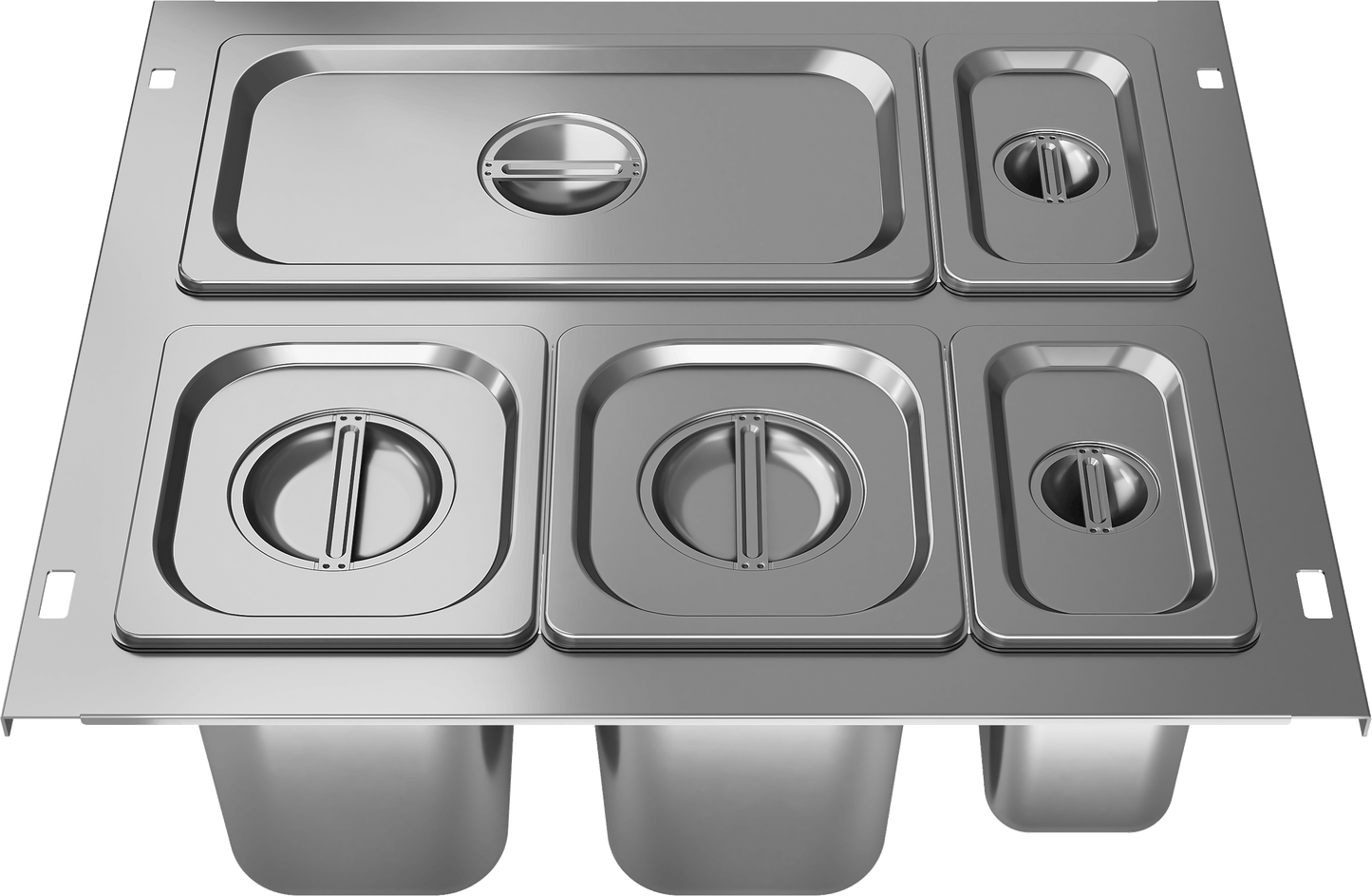 ZEPHYR DRPAN241S Drawer Pan Kit, 11pc, SS, PRRD24 in Stainless Steel - DRPAN241S