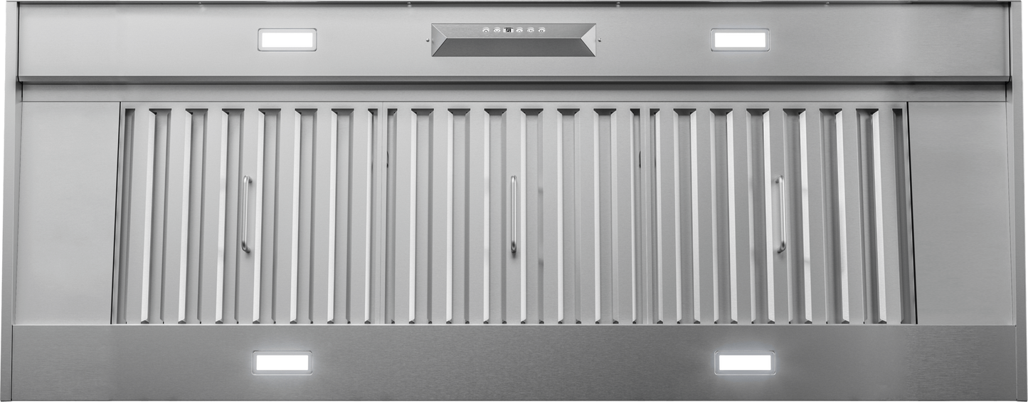 ZEPHYR Monsoon II Insert, 60in, SS, LED, ACT in Stainless Steel - AK9358BS