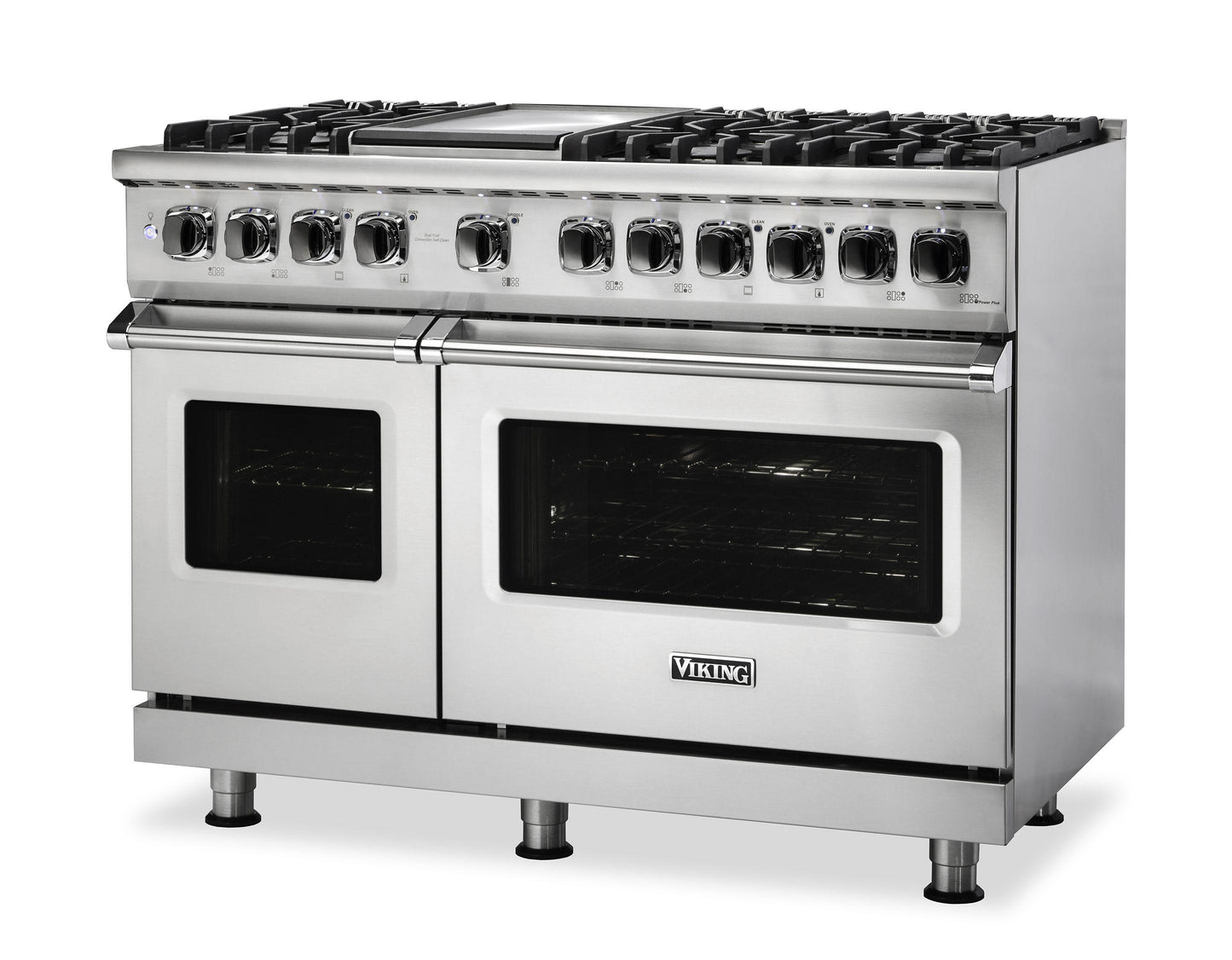 VIKING 48" Dual Fuel Range - VDR548 Viking 5 Series Gray - VDR5488BDG