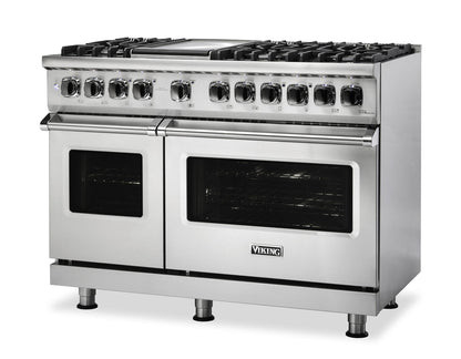 VIKING 48" Dual Fuel Range - VDR548 Viking 5 Series Gray - VDR5488BDG