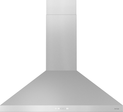 ZEPHYR Brisas Traditional Pyramid Wall, 30" SS, ACT, LED in Stainless Steel - BVEE30CS