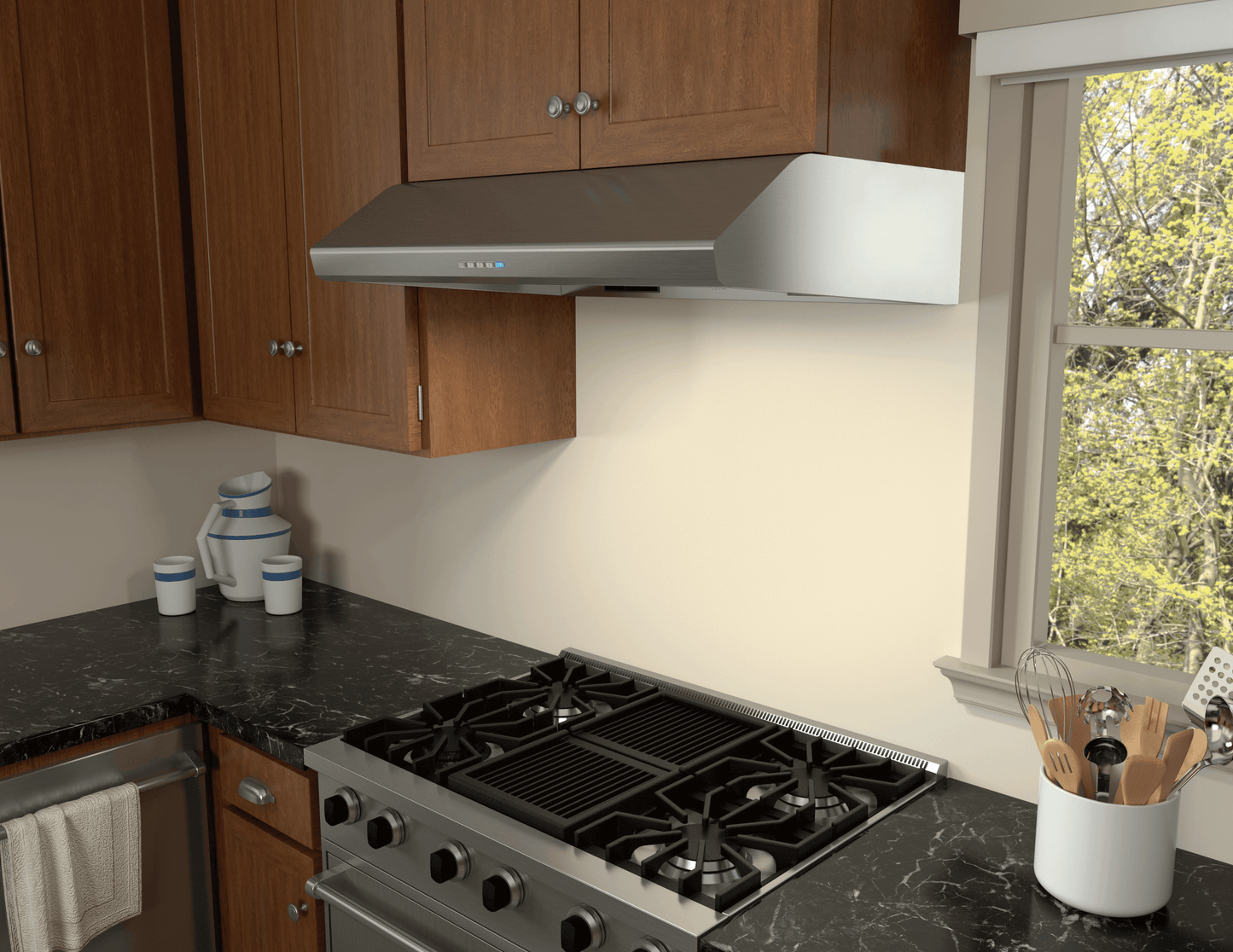 ZEPHYR Hurricane, Under Cabinet, 36", SS, 695 CFM in Stainless Steel - AK2536CS