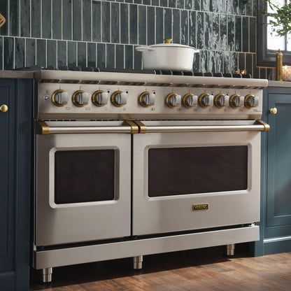 VIKING VDR5488BSBLP 48" Dual Fuel Range - VDR548 Viking 5 Series Blue