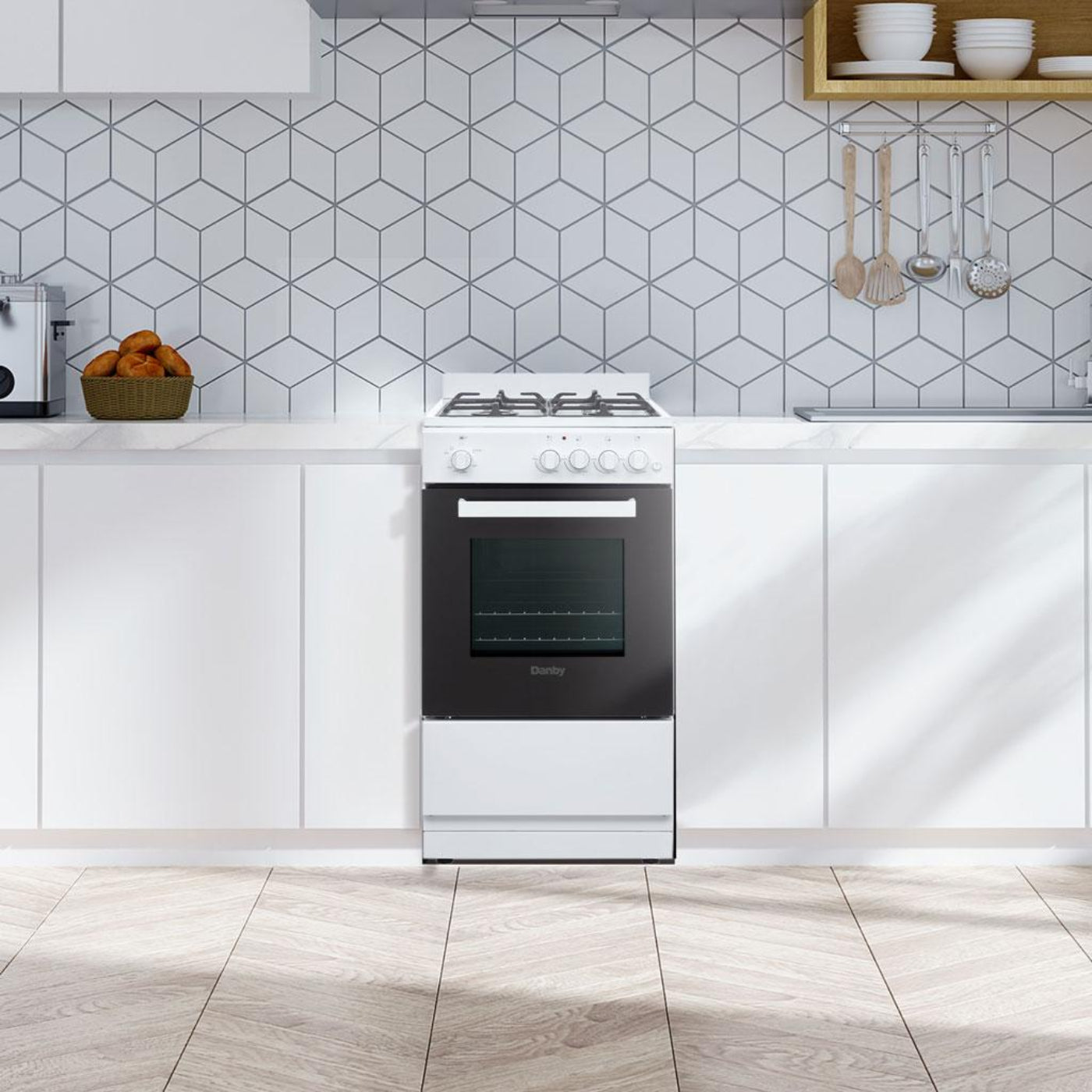 DANBY Danby 20" Wide Gas Range in White - DR20V1WGLP