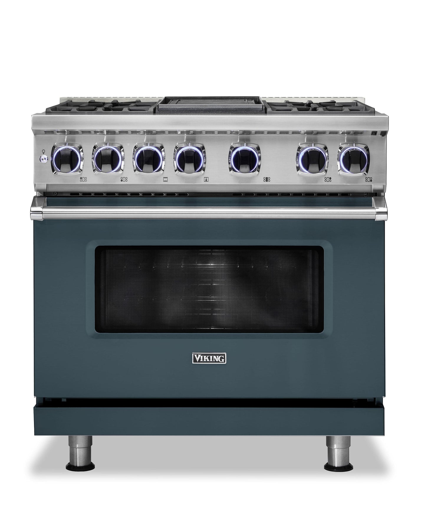 VIKING 36" Dual Fuel Range - VDR7362 Viking 7 Series Gray - VDR73624GSQLP