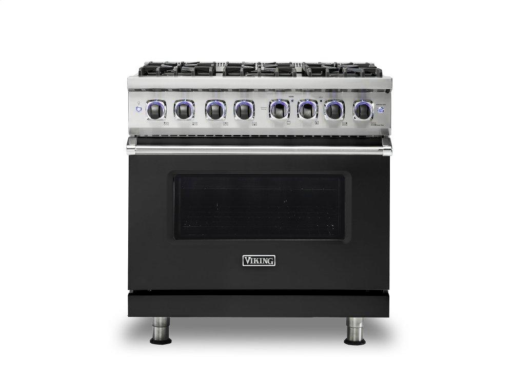 VIKING 36" Dual Fuel Range - VDR7362 Viking 7 Series Black - VDR73626BCSLP