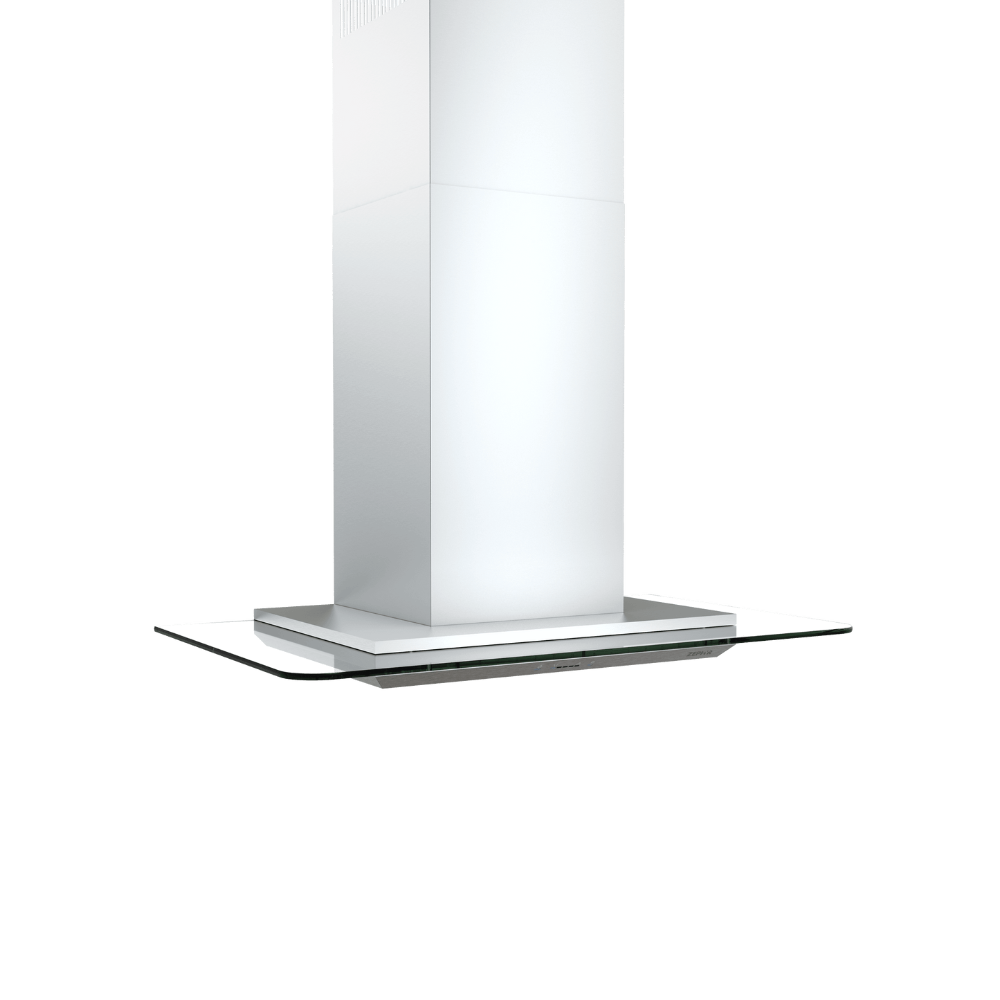 ZEPHYR Verona, Wall, 90cm, SS+Glass, LED, ACT in Stainless Steel - ZVOM90BG