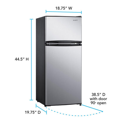 AVANTI Avanti 4.5 cu. ft. Compact Refrigerator in Stainless Steel - RA45B3S