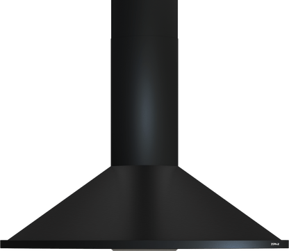 ZEPHYR Savona Wall, 30in, Black, LED, 600 CFM w/ACT Black - ZSAE30FB