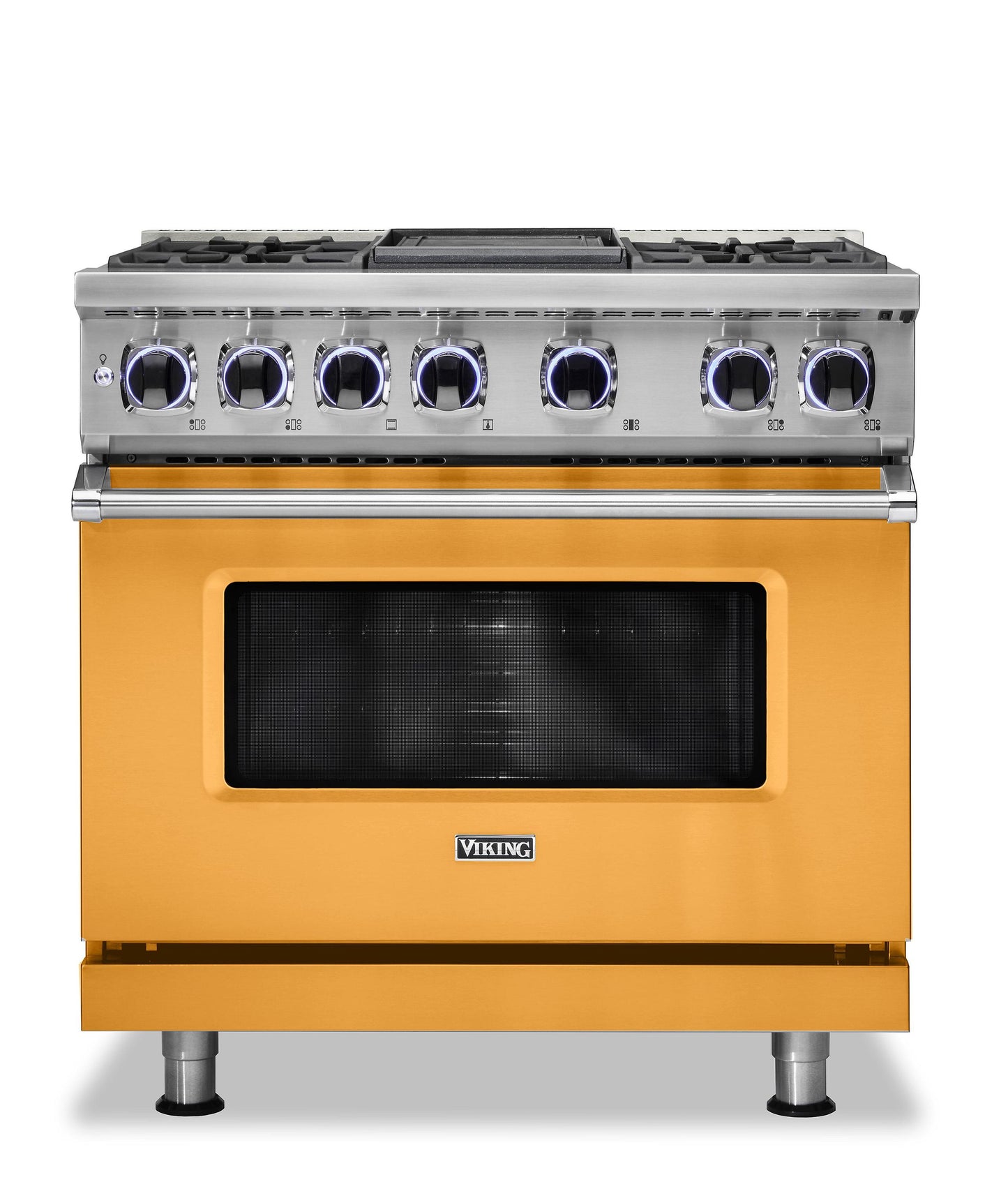 VIKING 36" Dual Fuel Range - VDR7362 Viking 7 Series Yellow - VDR73624GDA