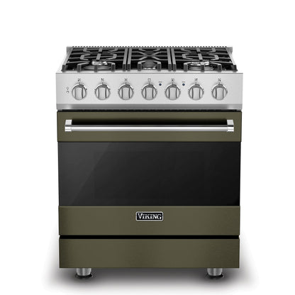 VIKING 30" Self-Cleaning Dual Fuel Range Viking 3 Series Gray - RVDR33025BMALP