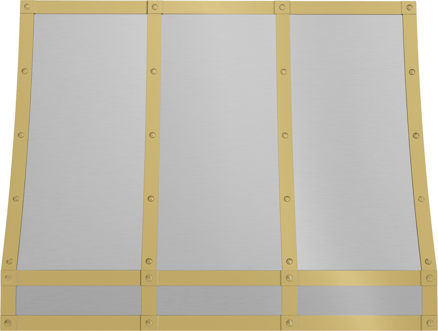 ZEPHYR BKFT36ASG Forte Hood Banding Kit, 36in, Satin Gold Finish Gold - BKFT36ASG