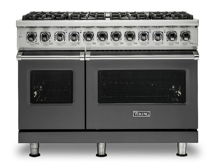VIKING 48" Dual Fuel Range - VDR548 Viking 5 Series Gray - VDR5488BDG