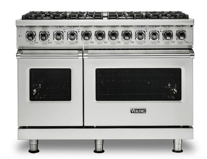 VIKING 48" Dual Fuel Range - VDR548 Viking 5 Series in Stainless Steel - VDR5488BSS