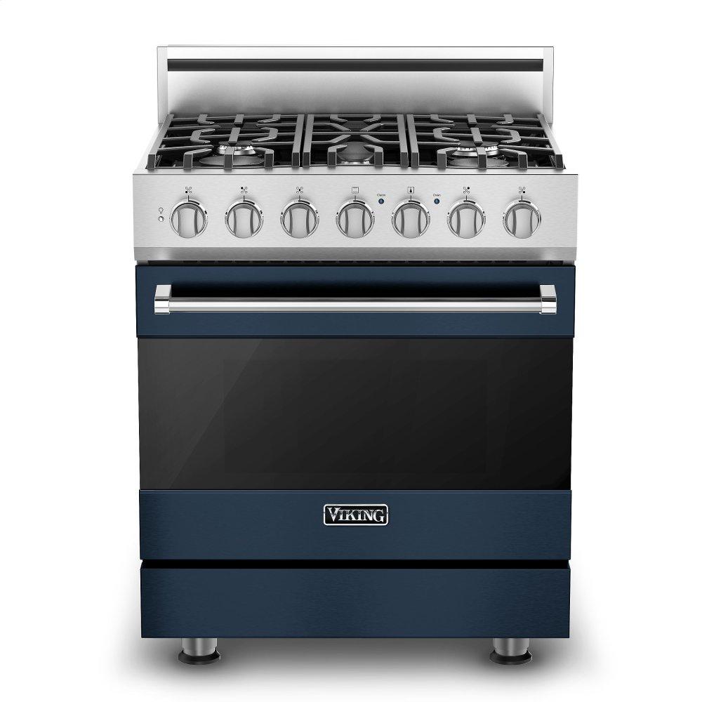 VIKING 30" Self-Cleaning Dual Fuel Range Viking 3 Series Blue - RVDR33025BSB