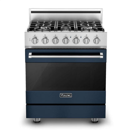 VIKING 30" Self-Cleaning Dual Fuel Range Viking 3 Series Blue - RVDR33025BSB