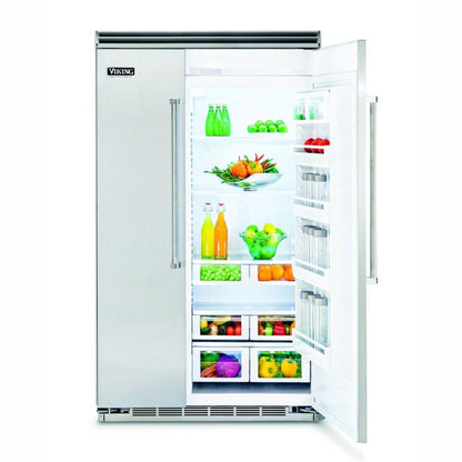 VIKING 48" Side-by-Side Refrigerator/Freezer in Stainless Steel - VCSB5484SS