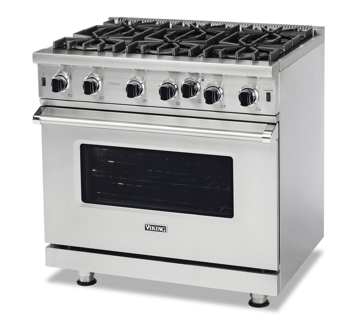 VIKING 36" Open Burner Gas Range Viking 5 Series Green - VGIC53626BIV