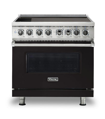 VIKING 36" Induction Range Viking 5 Series Black - VIR53626BON