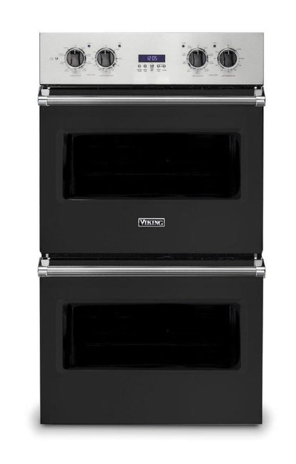 VIKING 30" Electric Double Select Oven Black - VDOE130CS